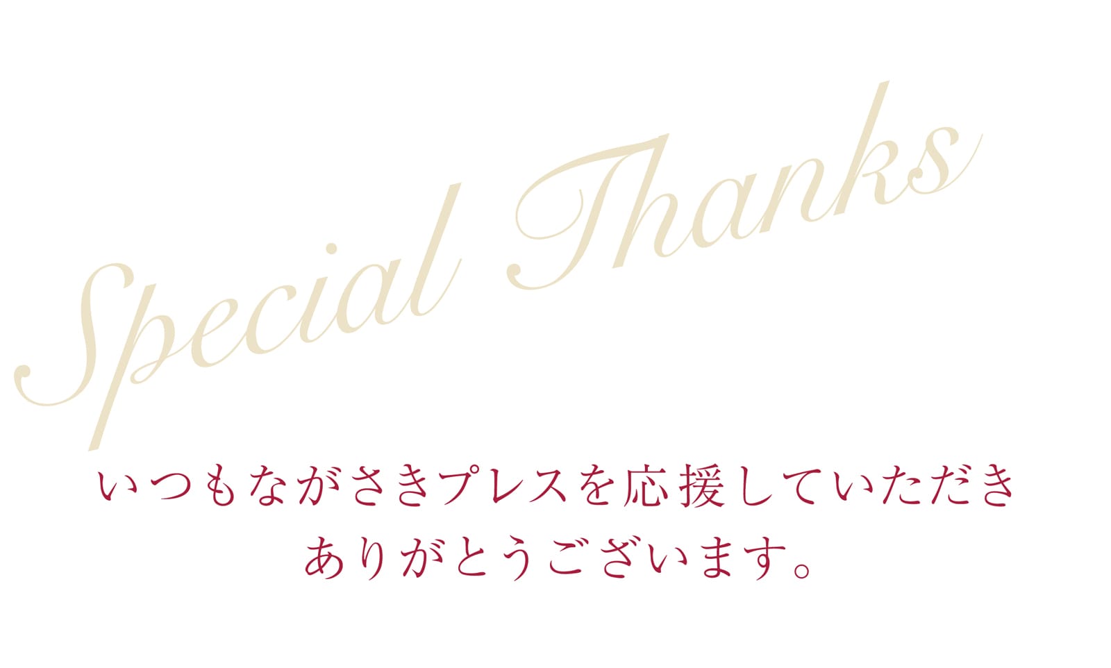 Special Thanks