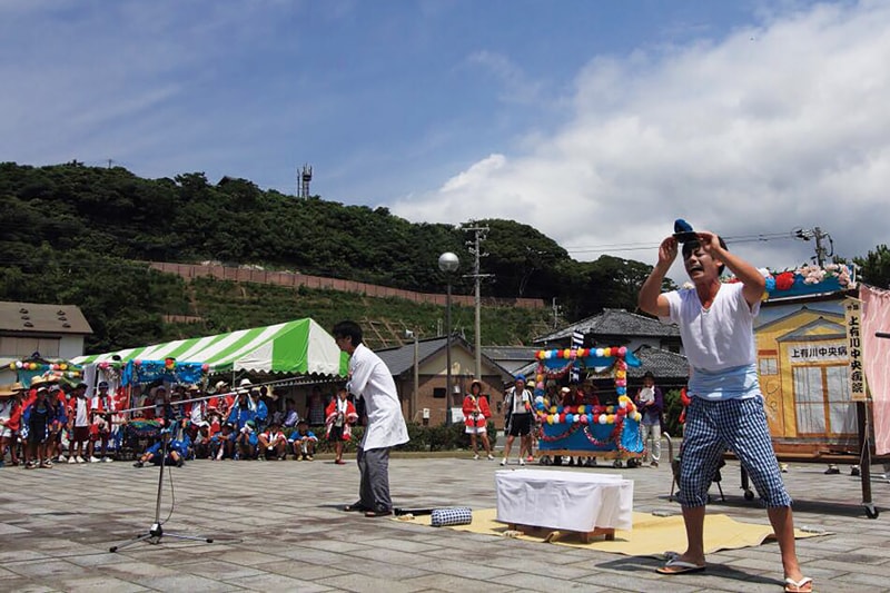 夏のイベント「ありかわ縁日」（上五島）