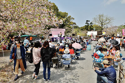 大村桜まつり シュガーロード長崎街道大村すい～つ祭り「さくらカフェ」〈大村公園〉2019/4/7（日）