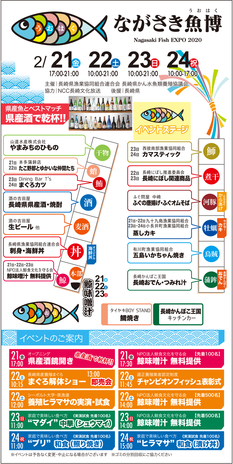 長崎県長崎市　ながさき魚博　イベント情報