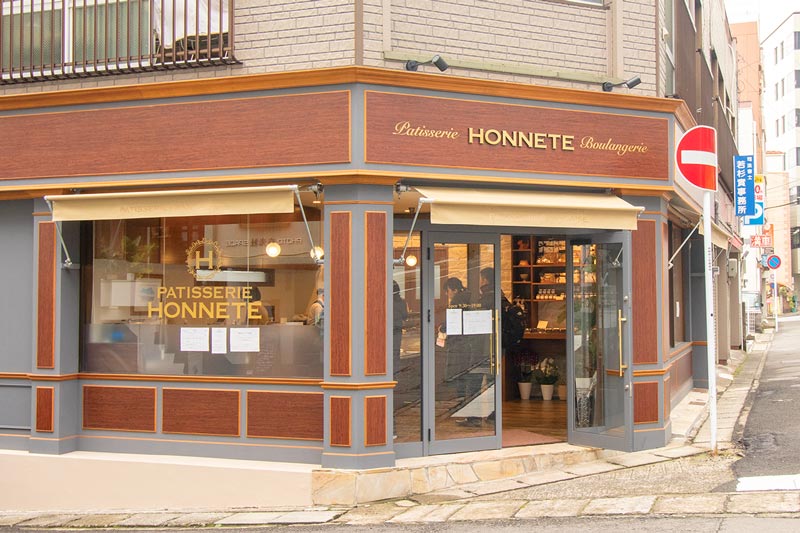 HONNETE Patisserie Francaise（オネットパティスリーフランセーズ）　ケーキ　スイーツ　外観　長崎市興善町8-6