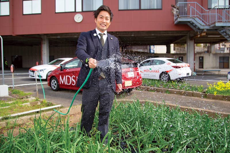本原自動車学校　自動車免許専門学校　「完全無農薬」の野菜を栽培　長崎県長崎市高尾町8-41