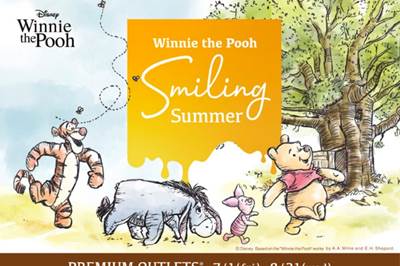 〈鳥栖プレミアムアウトレット〉「Winnie the Pooh Smiling Summer in PREMIUM OUTLETS(R)」開催！2022/7/1（金）～8/31（水）