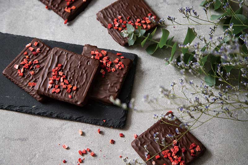 チョコレートでコーティングされたキャラメルのレシピ