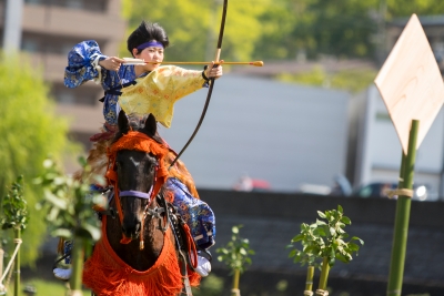 〈諫早神社前〉春の流鏑馬2023　2023/4/23(日)