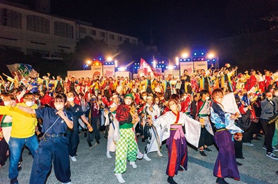 〈佐世保市〉YOSAKOIさせぼ祭り　前夜祭2023/10/20(金)　本祭2023/10/21(土)・10/22(日)　