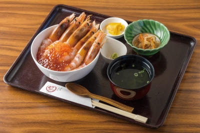 お食事処 さんぽう「赤えび丼」
