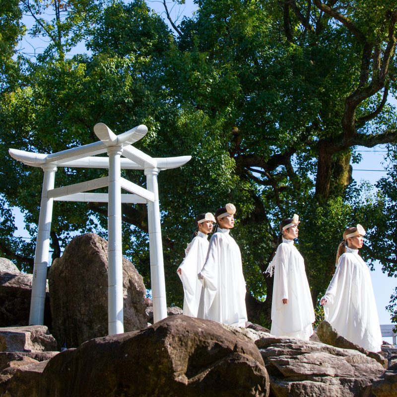 「くすのきまるしぇ」のイベントの様子