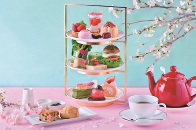 〈コーヒー＆スイーツ ディ・バート〉春を彩るストロベリーアフタヌーンティーで ステキなお花見気分を満喫して