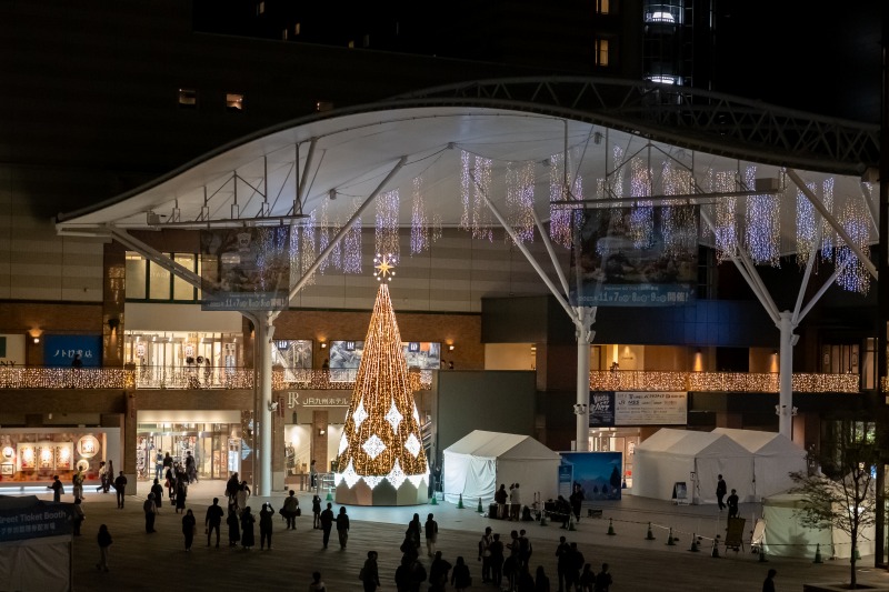 アミュプラザのイルミネーション