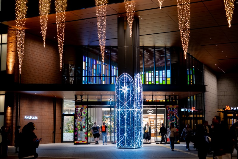 アミュプラザのイルミネーション