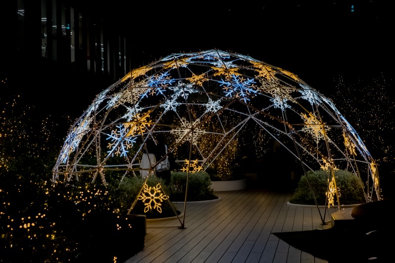 アミュプラザのイルミネーション