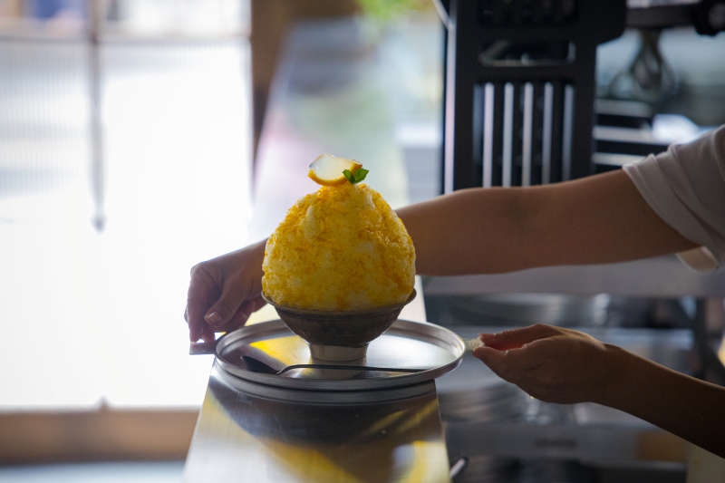 呼子 甚六果実店のかき氷