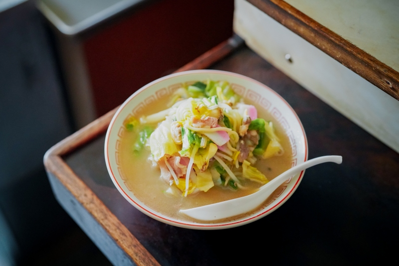 これぞ王道の長崎ちゃんぽん!今はなき長崎市の食堂〈味美〉にて(写真/繁延あづさ)