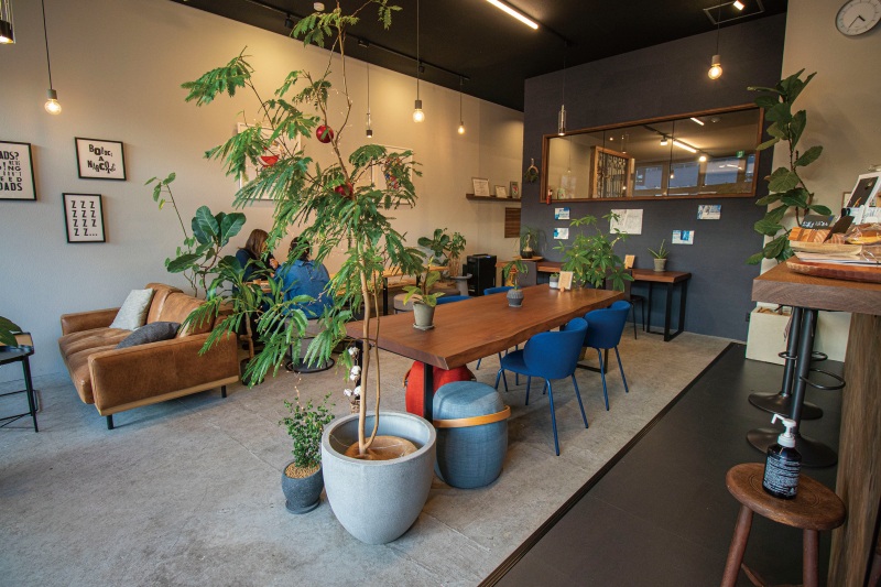 ゆったりとくつろげる空間。