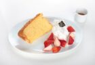 〈長崎県美術館〉のカフェに、新スイーツ「旬の苺とふわふわシフォンケーキ」