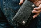 left hand leatherのレザーウォレット
